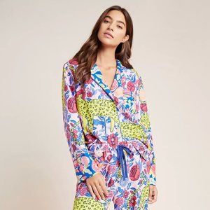 Agathe Singer Cheetah Flannel Sleep Pajama Set